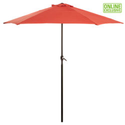 2.7m Aluminium Parasol – Red